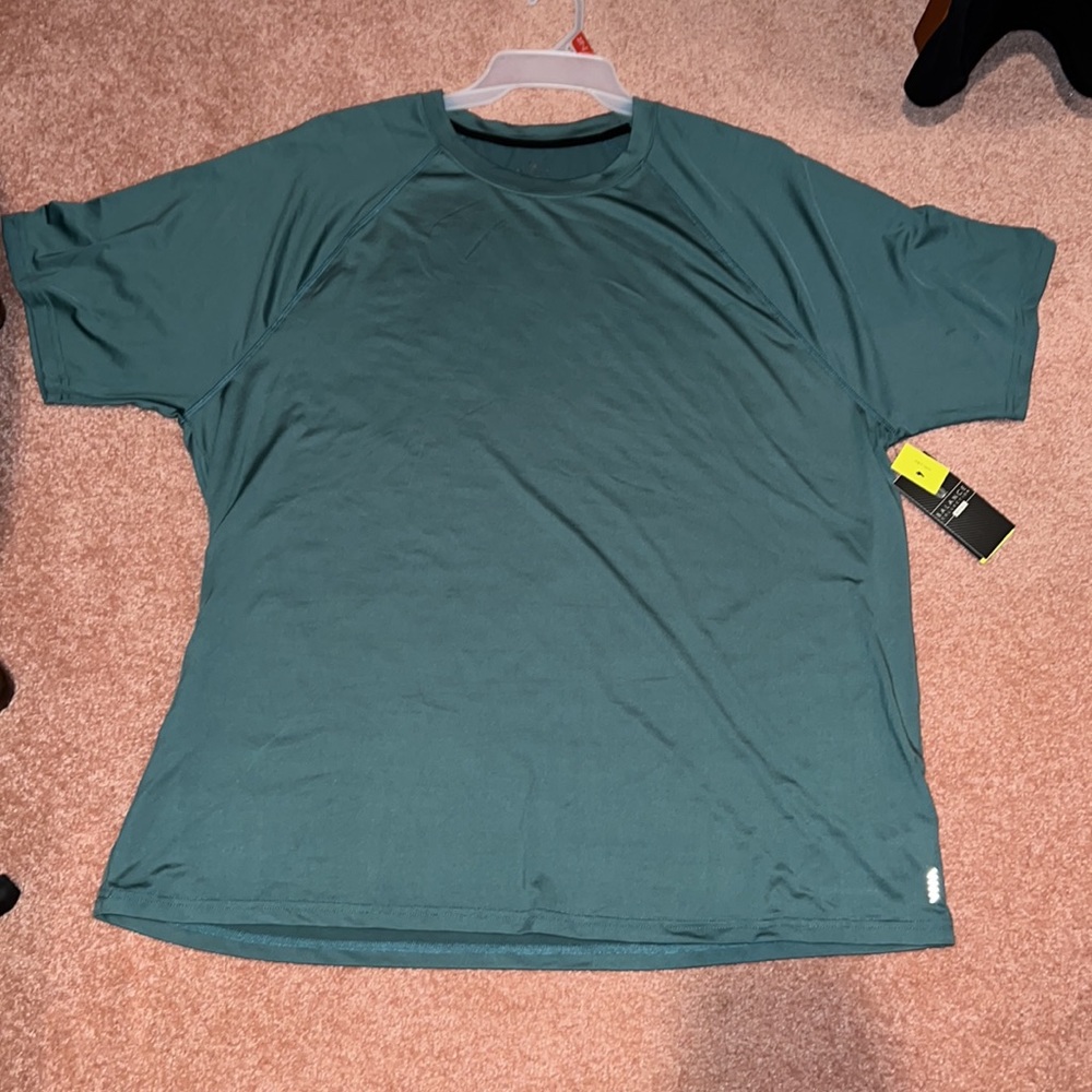 NWT Balance Collection Mens Dry Wik Performance Wear Sage Brush Green Teeshirt